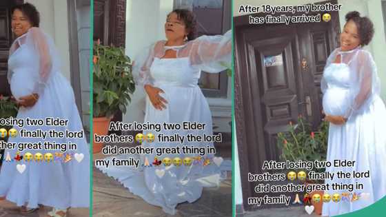 Nigerian woman gives birth 18 years after her two children died, video melts hearts online