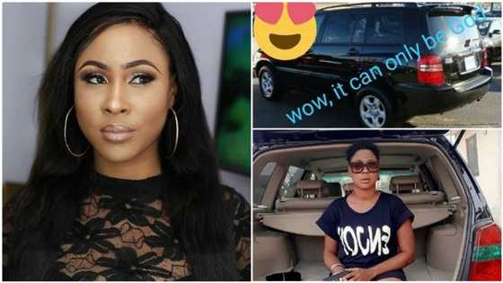 Actress Charity Nnaji flaunts new ride two weeks after losing her car in ghastly accident (photo)