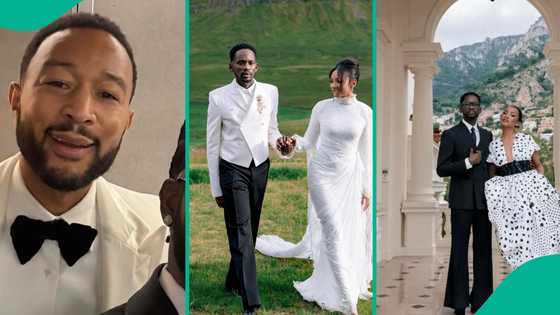 John Legend exposes Mr Eazi, shares unusual thing singer pulled off at his wedding