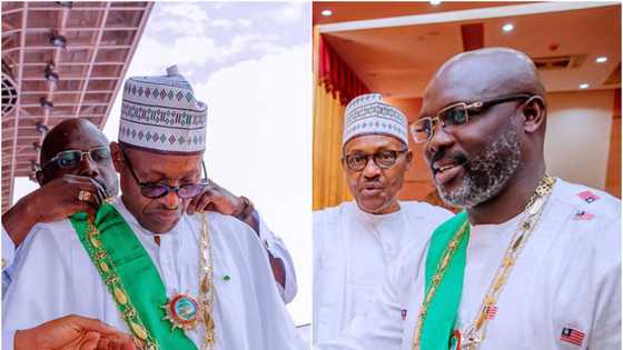 Kasar Laberiya ta karrama shugaba Muhammadu Buhari (Hotuna)