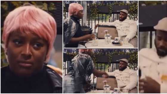 DJ Cuppy pours drink on Kiddwaya for telling her to ‘drop billionaire attitude’ and find a man in trending video