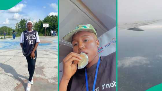 NYSC lady flies Air Peace back home after orientation camp, goes with her PPA letter