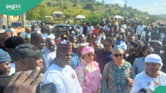 BREAKING: Yahaya Bello cast his vote in Kogi state amid tight security