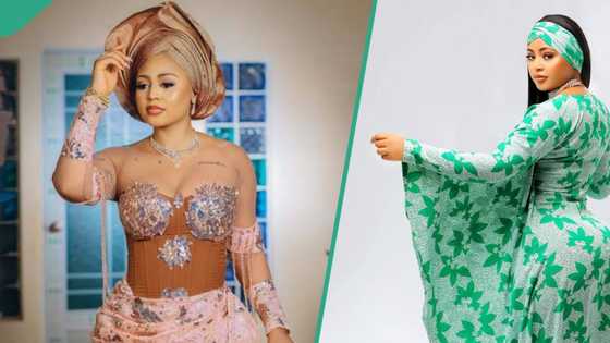 Regina Daniels' low-budget wig causes uproar, netizens defend her: "Leave her alone"