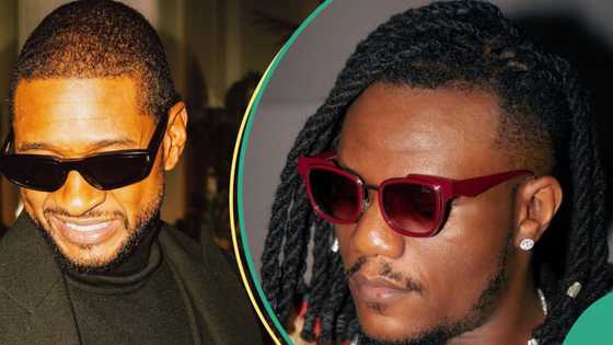 "Naija 2 d world": American singer Usher warms hearts after acknowledging Pheelz while performing