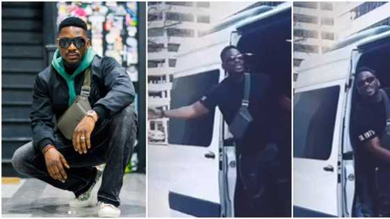 "Can't take Naija out of a man": Reactions as BBNaija's Tobi turns bus conductor abroad, video goes viral