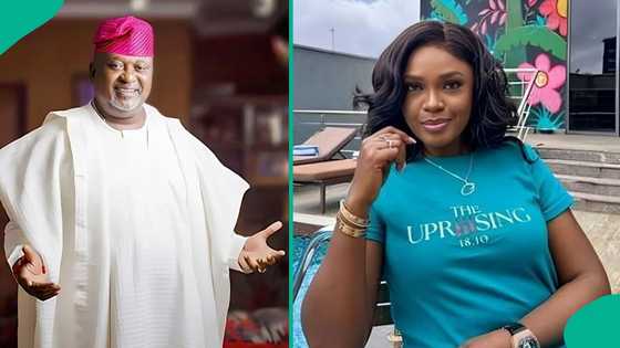 Akin Lewis goes emotional after Omoni Oboli makes heartfelt remarks after his movie performance