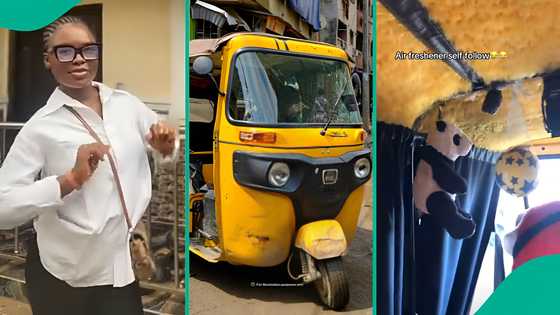 Nigerian lady’s video of luxurious keke in Calabar goes viral, interior grabs attention