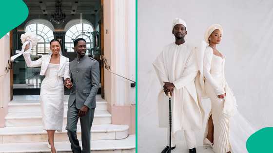 Claims about real reason Mr Eazi And Temi Otedola chose Monaco for court wedding wows many