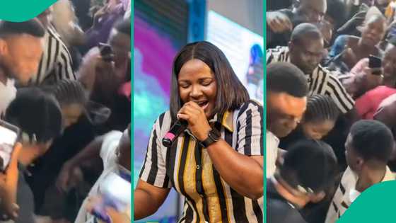 Gospel singer Pelumi Deborah’s wig yanked off by LAUTECH students as she gets mobbed, video trends