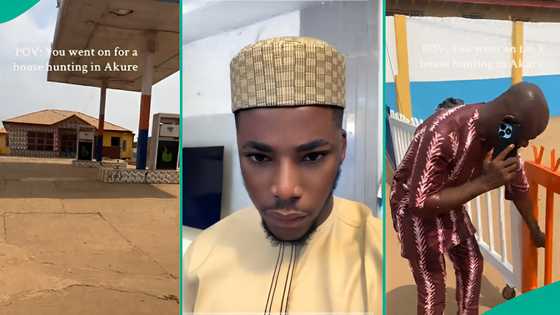Man shares how agent took him to apartment inside filling station during house-hunting in Akure