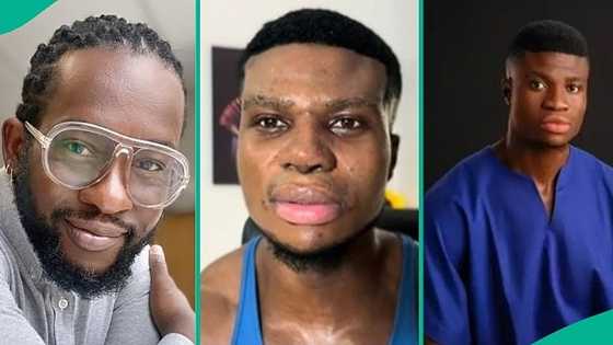 Nigerian man reacts as Zicsaloma displays his 'new face' 3 weeks after surgery