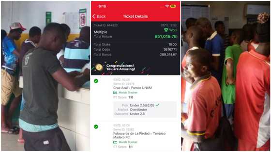 "No allow me fumble": Young man bets N10, wins N651k, photo of his slip goes viral
