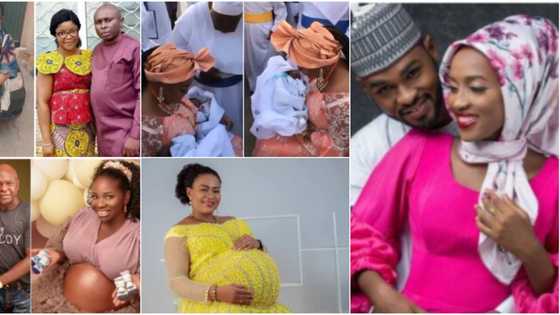 5 Nigerian women who gave birth to twins, triplets after many years of waiting and their adorable photos