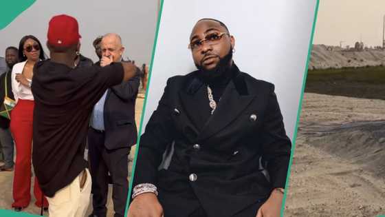 Video trends as Davido allegedly acquires new property in Eko Atlantic: "The money long"