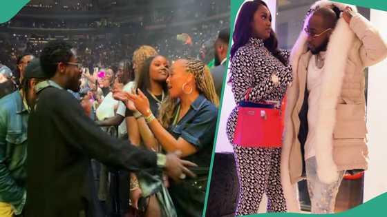 Chioma dodges singing lyrics about Davido’s cheating at his concert: “Shey na man wey I for carry?”