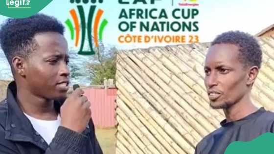 AFCON semi finals: Man enters the street, gives people chance to predict winner of the tournament