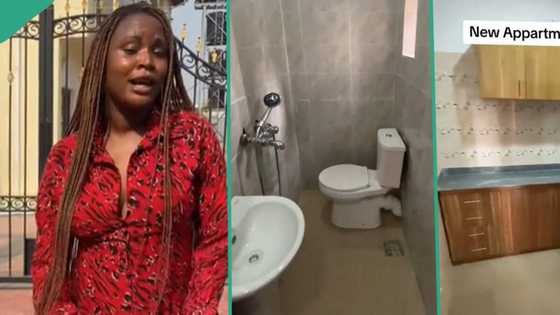 "It's very cheap": Lady rents 1-bedroom flat that costs N700,000, set to move into her new apartment