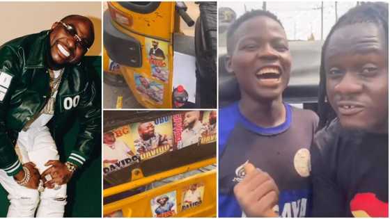 “I love am”: Keke driver Musa finally located, speaks after receiving N1m from Davido, touching video trends