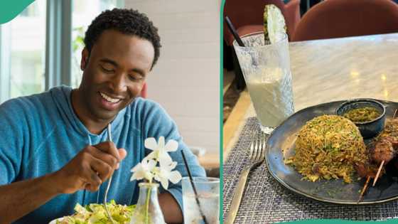 "Money for one bag of rice": Man billed N98,000 for plate of food in expensive Lagos restaurant