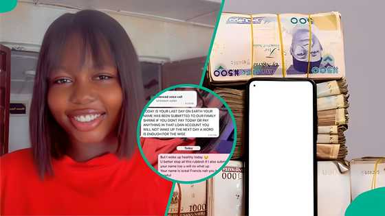 Nigerian lady shares screenshot of her chat with loan app agent over N10,000 debt, sparks buzz