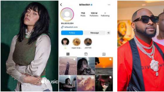 “30BG is a global phenomenon”: Davido’s fans go wild online as UK singer Billie Eilish joins DP removing trend
