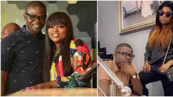 Power couple: Fans and colleagues react as Funke Akindele releases gorgeous photos of herself and hubby