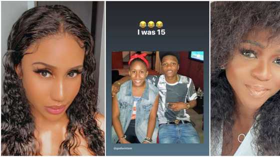 Singer Waje's daughter spotted with Wizkid in cute throwback photo as she clocks new age