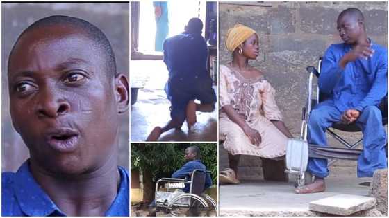 I'm proud of my husband, he works hard to provide for us - Wife of physically challenged man speaks in video