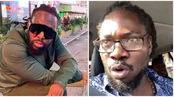 Veteran musician Daddy Showkey takes a jab at Timaya as he indirectly schools singer on definition of 'fake' (video)