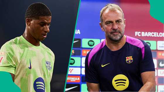 Flick explains decision to substitute Rashford at half-time in Barcelona vs Levante clash