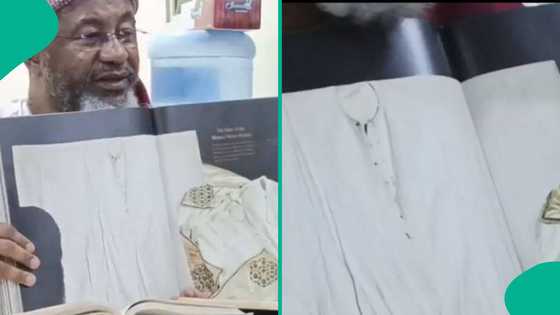 Sheikh Bashir Aliyu Umar ya nuna rigunan Annabi SAW, Nana Fatima da Hussaini