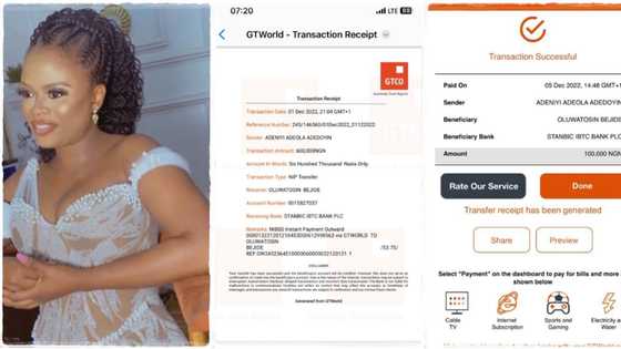 "I gave him N930k": Lady calls out her ex-boyfriend who refused to pay back loan, posts bank transfer evidence