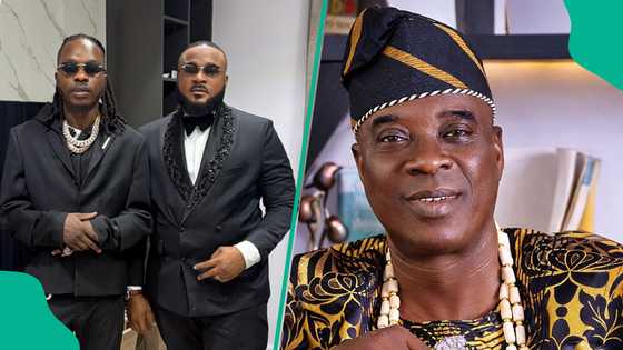 "Don't forget your friend, Sam Larry": Viral moment between KWAM 1 and Naira Marley draws reactions