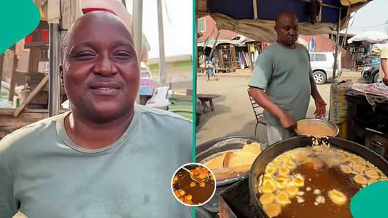 Man selling akara since 1998 reveals what he has achieved with the business, mentions 3 things