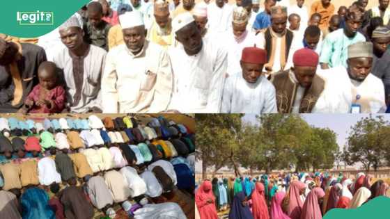 Tsadar rayuwa: Hotuna sun bayyana yayin da aka gudanar da salloli na musamman a Zaria