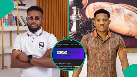 Applicant who missed out on Jerry Eze’s N1 billion grant displays email, reacts to decision