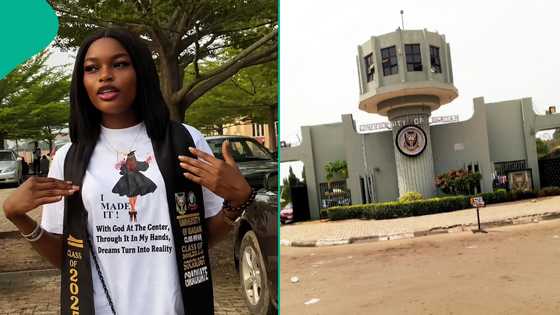 University of Ibadan graduate who lost her dad celebrates in tears makes 1 public request