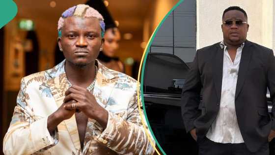 "You finish work bro": Portable leaks chat of Cubana Chiefpriest praising his song