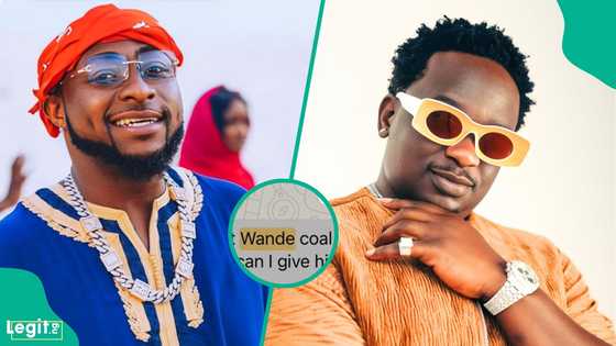 “He’s just acting like a baby”: Davido hits back at Wande Coal, backs up his claim with evidence
