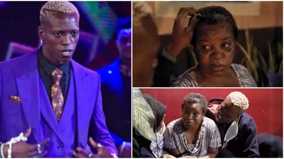 BBNaija’s Hermes stirs up emotion with heartfelt video as he visits his mum, says she doesn’t speak