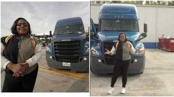 Budurwar ta Koma Tukin Mota Bayan Sana'ar Koyarwa, Tana Samun N64m Duk Shekara