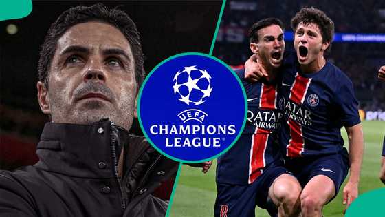Arteta reacts to Arsenal’s Champions League loss, claims Gunners were better than PSG
