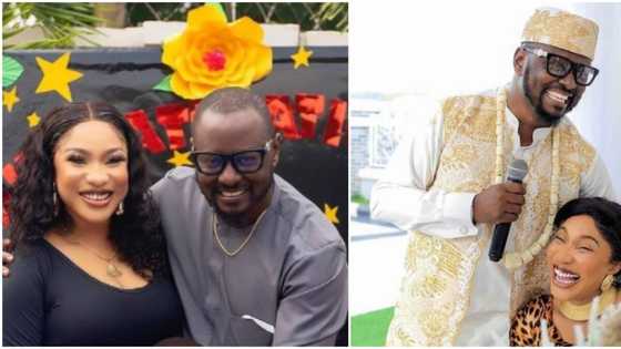 Tonto Dikeh’s boo Prince Kpokpogri reacts to viral audio where he allegedly badmouthed actress, calls it fake