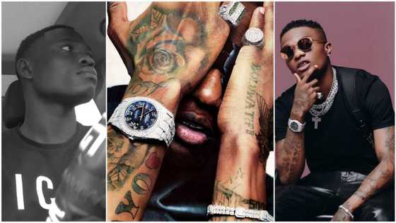 I spent over 800 hours to work on this - Nigerian artist makes drawing of Grammy winner Wizkid, shares photo