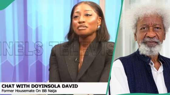 BBNaija Doyin fails question about Nigeria's Nobel laureate on national TV, video goes viral