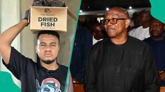 Fish Magnet: Peter Obi visits APGA women leader over son’s killing, photos emerge