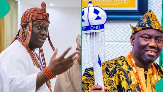 Ooni of Ife breaks silence after viral video shows him allegedly ignoring Alaafin of Oyo in Abuja