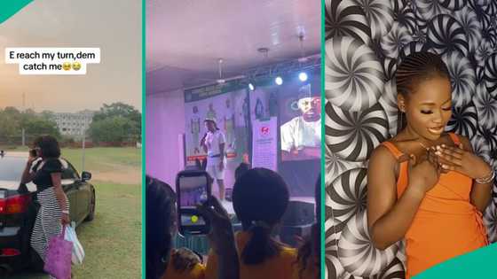 NYSC lady takes to the stage to share comedy about herself as student in the university