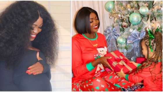 "But she had flat tummy during Xmas": Reactions as BBNaija's Ka3na welcomes new baby abroad, shares video
